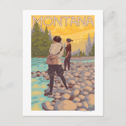 Vliegverbod voor vrouwen - Montana Briefkaart (Voorkant)