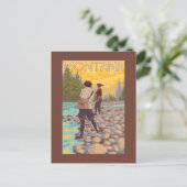 Vliegverbod voor vrouwen - Montana Briefkaart (Staand voorkant)