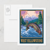 Vliegverbod - West-geelsteen Briefkaart (Voorkant / Achterkant)