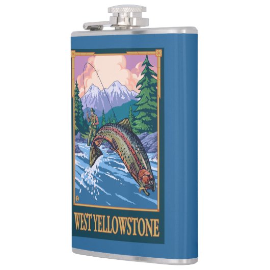 Vliegverbod - West-geelsteen Heupfles (Links)