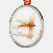 vliegvishaak metalen ornament (Links)