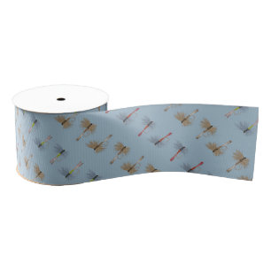 Vliegvishaakjes  grosgrain lint