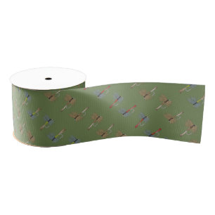 Vliegvishaakjes  grosgrain lint