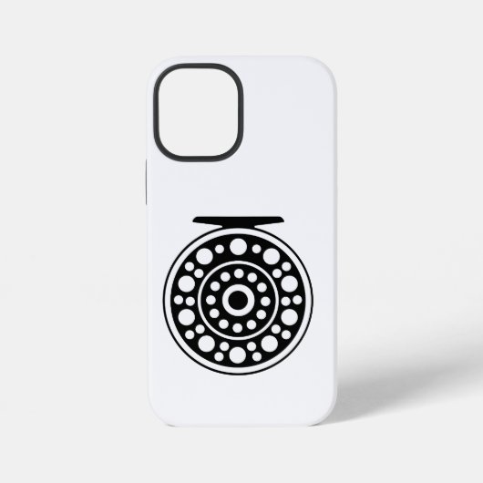 Vliegvishengel Reel iPhone Hoesje (Achterkant)