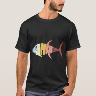 Vliegvissen bij zonsondergang t-shirt