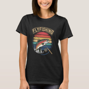 Vliegvissen Forel Vliegvisser Visser T-shirt