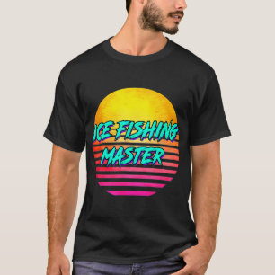 Vliegvissen in de rivier – retro buitenmotief w t-shirt