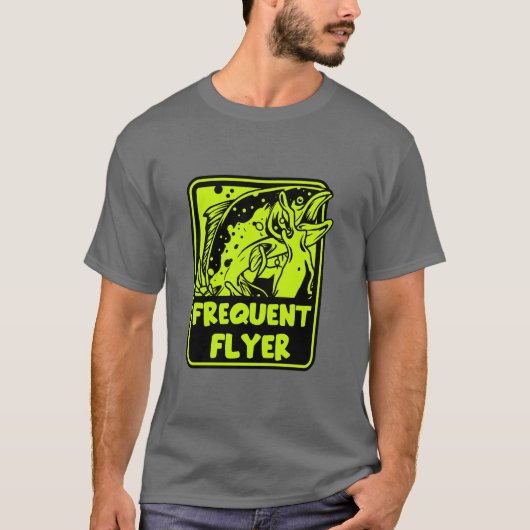 Vliegvissen in de VS T-shirt (Voorkant)