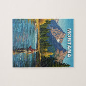 Vliegvissen in Montana Yellowstone River Legpuzzel (Horizontaal)
