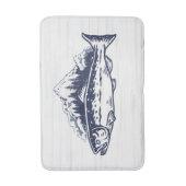 Vliegvissen Kunst Forel  Design Badmat (Voorkant Verticaal)