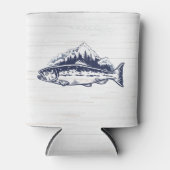 Vliegvissen Kunst Forel  Design Blikjeskoeler (Voorkant)