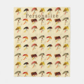  vliegvissen Lake Flyers lokt visser Fleece Deken (Voorkant)