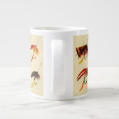  vliegvissen Lake Flyers lokt visser Grote Koffiekop (Achterkant)