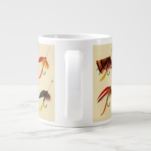  vliegvissen Lake Flyers lokt visser Grote Koffiekop (Achterkant)