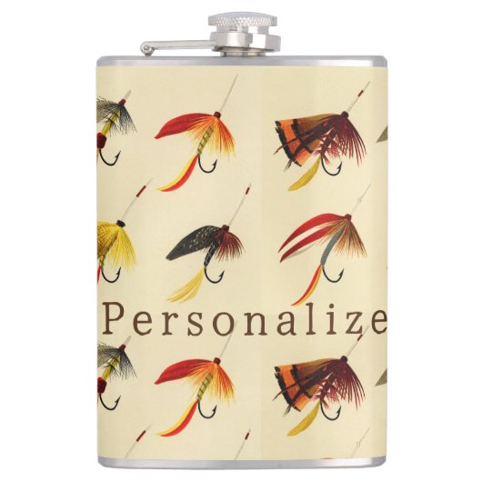  vliegvissen Lake Flyers lokt visser Heupfles (Voorkant)