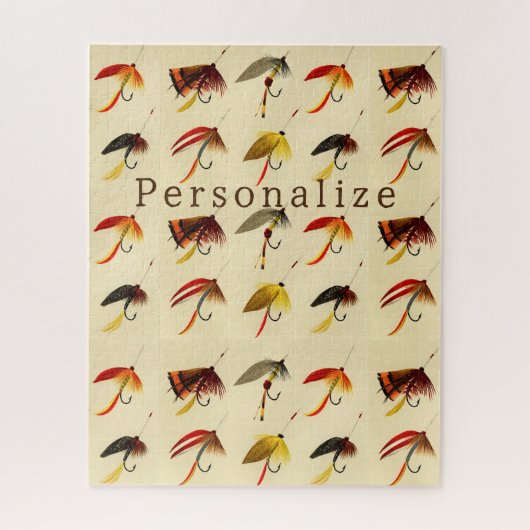  vliegvissen Lake Flyers lokt visser Legpuzzel (Verticaal)