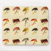  vliegvissen Lake Flyers lokt visser Muismat (Voorkant)