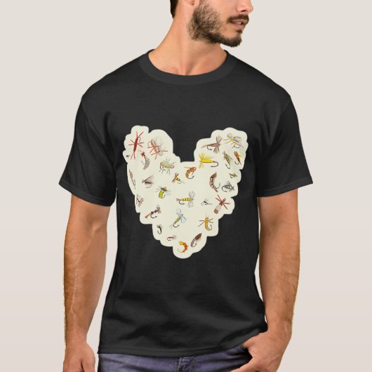 Vliegvissen Liefde T-shirt (Voorkant)