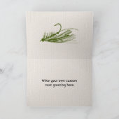 Vliegvissen met Kerstmis Kaart (Binnen)