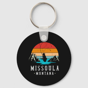 Vliegvissen Missoula Montana Sleutelhanger