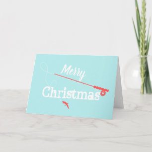 Vliegvissen Prettig Kerstfeest Kaart