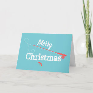 Vliegvissen Prettig Kerstfeest Kaart