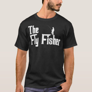Vliegvissen Vader Outdoor Sportsman Visser Mem T-shirt