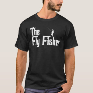 Vliegvissen Vader Outdoor Sportvisser Visser Mem T-shirt