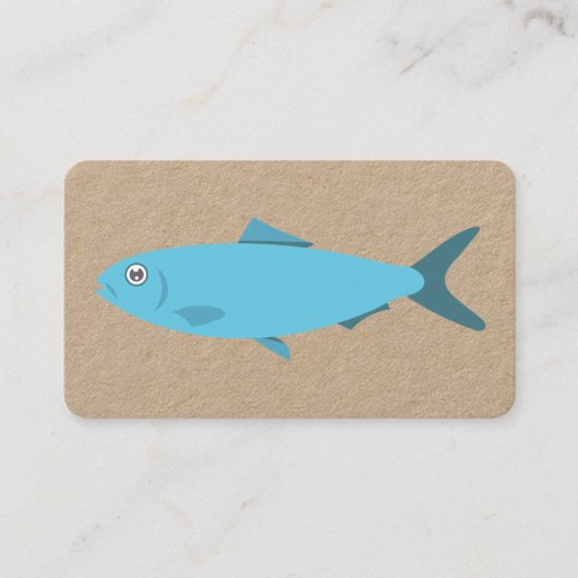 🐟 Vliegvissen Visitekaartje (Voorkant)