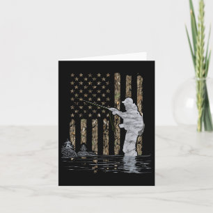 Vliegvissen Visser Amerikaanse vlag Camouflage Vli Kaart