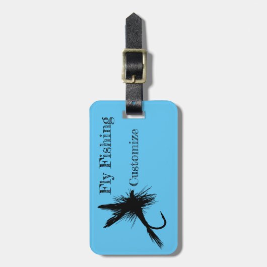Vliegvissen Vliegdonder_Cove Bagagelabel (Voorkant verticaal)