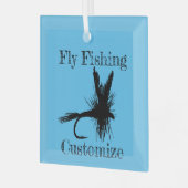 Vliegvissen Vliegdonder_Cove Glas Ornament (Voorkant links)