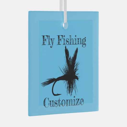 Vliegvissen Vliegdonder_Cove Glas Ornament (Voorkant Rechts)
