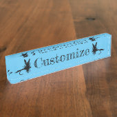 Vliegvissen Vliegdonder_Cove Naambordje (Zijkant)