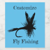 Vliegvissen Vliegdonder_Cove Wijn Etiket (Enkel label)