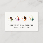 Vliegvissen Vliegen, Professionele Visser Visitekaartje (Voorkant)