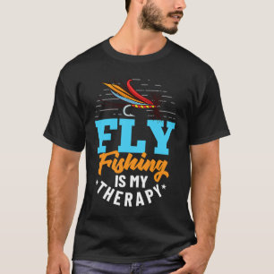 Vliegvissen Vliegen Visser Staaf Aas Haspel Lokaas T-shirt