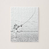 vliegvisser legpuzzel (Verticaal)