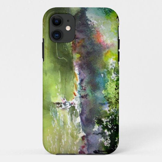 VLIEGVISSERIJ-WATERVERF Case-Mate iPhone CASE (Achterkant)