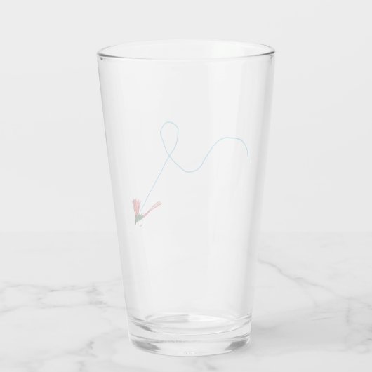 Vliegvisuitrusting hengel en haspel combinatie glas (Achterkant)