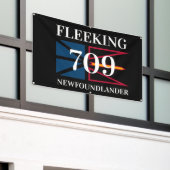 Vliegvlag van Newfoundlander Newfoundland Spandoek (Buitenkant Gebouw)