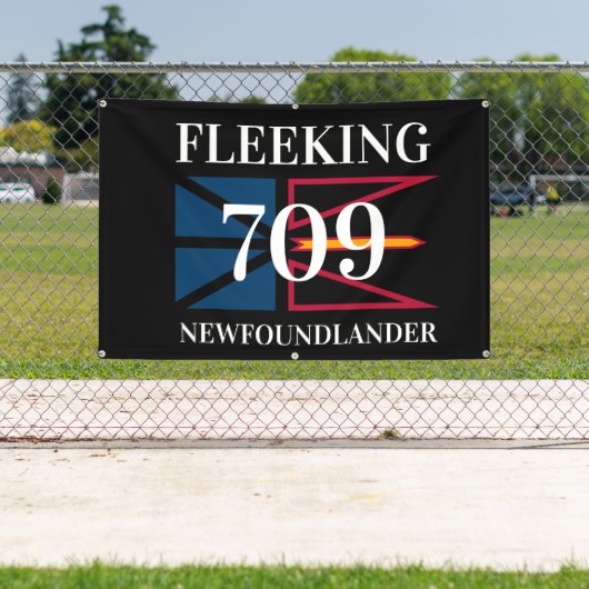 Vliegvlag van Newfoundlander Newfoundland Spandoek (Insitu)