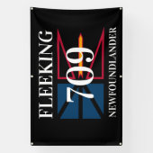 Vliegvlag van Newfoundlander Newfoundland Spandoek (Verticaal)