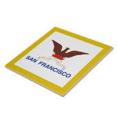 Vliegvlag van San Francisco Tegeltje (Zijkant)