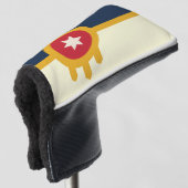 Vliegvlag van Tulsa Golfheadcover (3/4 voorkant)