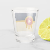 Vliegvlag van Tulsa Shot Glas (Achterkant)