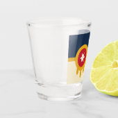 Vliegvlag van Tulsa Shot Glas (Links)