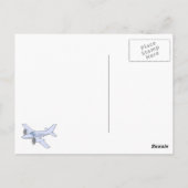 Vliegvliegtuig Briefkaart (Achterkant)