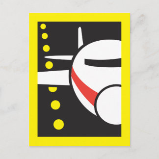 Vliegvliegtuig Briefkaart