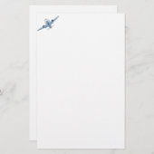 Vliegvliegtuig Briefpapier (Voorkant / Achterkant)